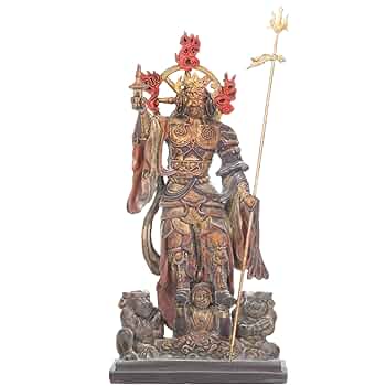 【東寺監修 公認 】国宝四天王 多聞天(たもんてん) 空海 立体曼荼羅 Amazon.co.jp: 【東寺監修 公認 MINIBUTSU(大サイズ)】四天王